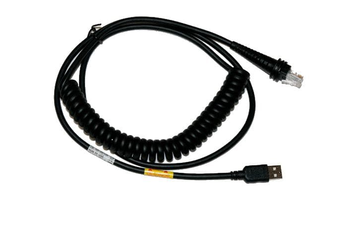 HONEYWELL - Cable USB, black, Type A, 3m, coiled, 5V host power.