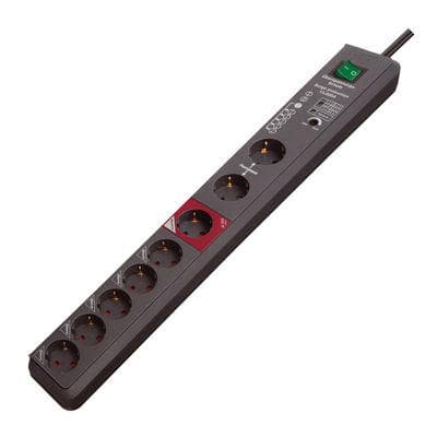 BRENNENSTUHL - Secure-Tec Übersp. 19.500A 8-fach 1xM 5xS 2xP r