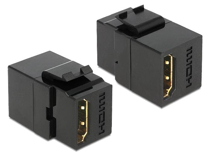 DELOCK - Keystone Modul HDMI-HDMI Bu/Bu bk