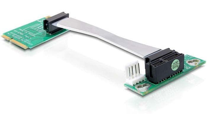 DELOCK - Riser Card PCIe X1 flexibel | 13cm Kabel / 