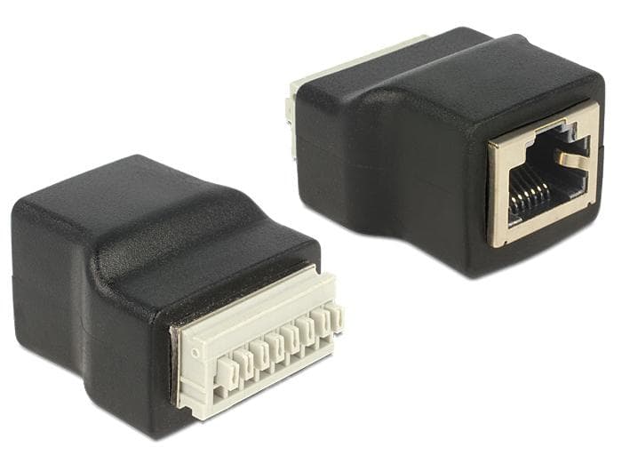 DELOCK - Adapter Terminalblock 8Pin -> RJ45 Buchse