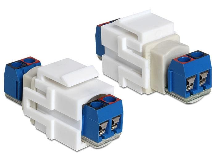 DELOCK - Keystone Terminalblock -> Terminalblock