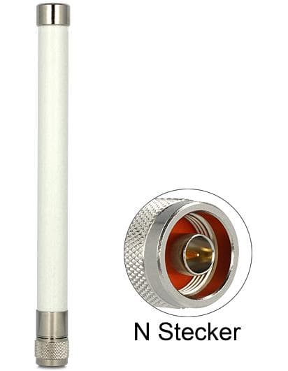 DELOCK - WL-Antenne WLAN-N Stecker 802.11 a/b/g/n 4,5