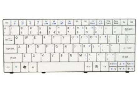 Acer - Tastatur - Belgisk AZERTY - for Aspire ONE Happy Blue-2DQb2b, Happy Purple-2DQuu, HAPPY-N55, N55DQb2b_W7625, N57DQuu_W7625