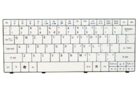 Acer - Tastatur - Belgisk AZERTY - for Aspire ONE Happy Blue-2DQb2b, Happy Purple-2DQuu, HAPPY-N55, N55DQb2b_W7625, N57DQuu_W7625