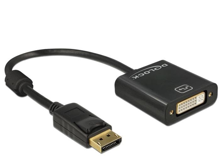 DELOCK - Displayport Adapter til DVI(24+5) 4K Passiv