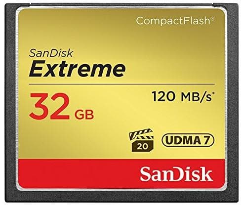 SANDISK - CF CARD 32GB EXTREME 120MB/S - 85MB/S WRITE MEM