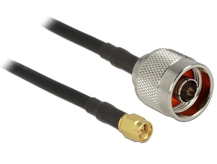 DELOCK - Antennenkabel N Stecker > SMA Stecker CFD200 2,5 m low loss