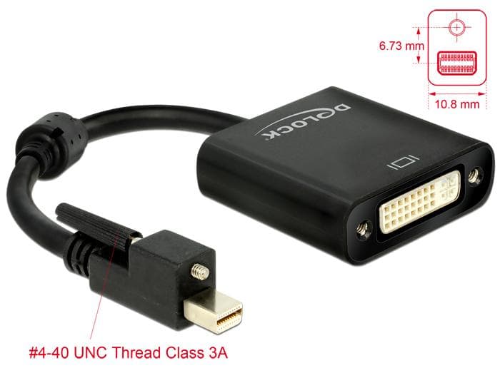 DELOCK - mini DP - DVI 4K