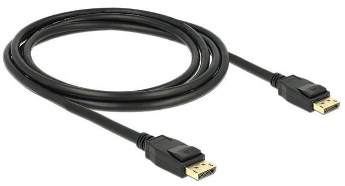 DELOCK - Displayport 1.2 kabel 4K 60Hz 2m