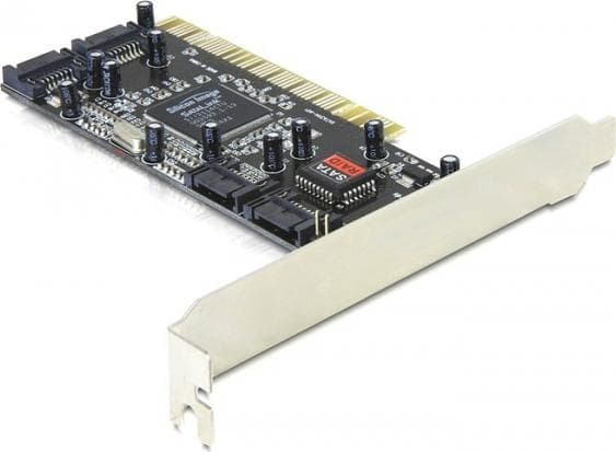 DELOCK - PCI-kort, SATA 1.5 Gb/s, 4xSATA-kontakter(int)