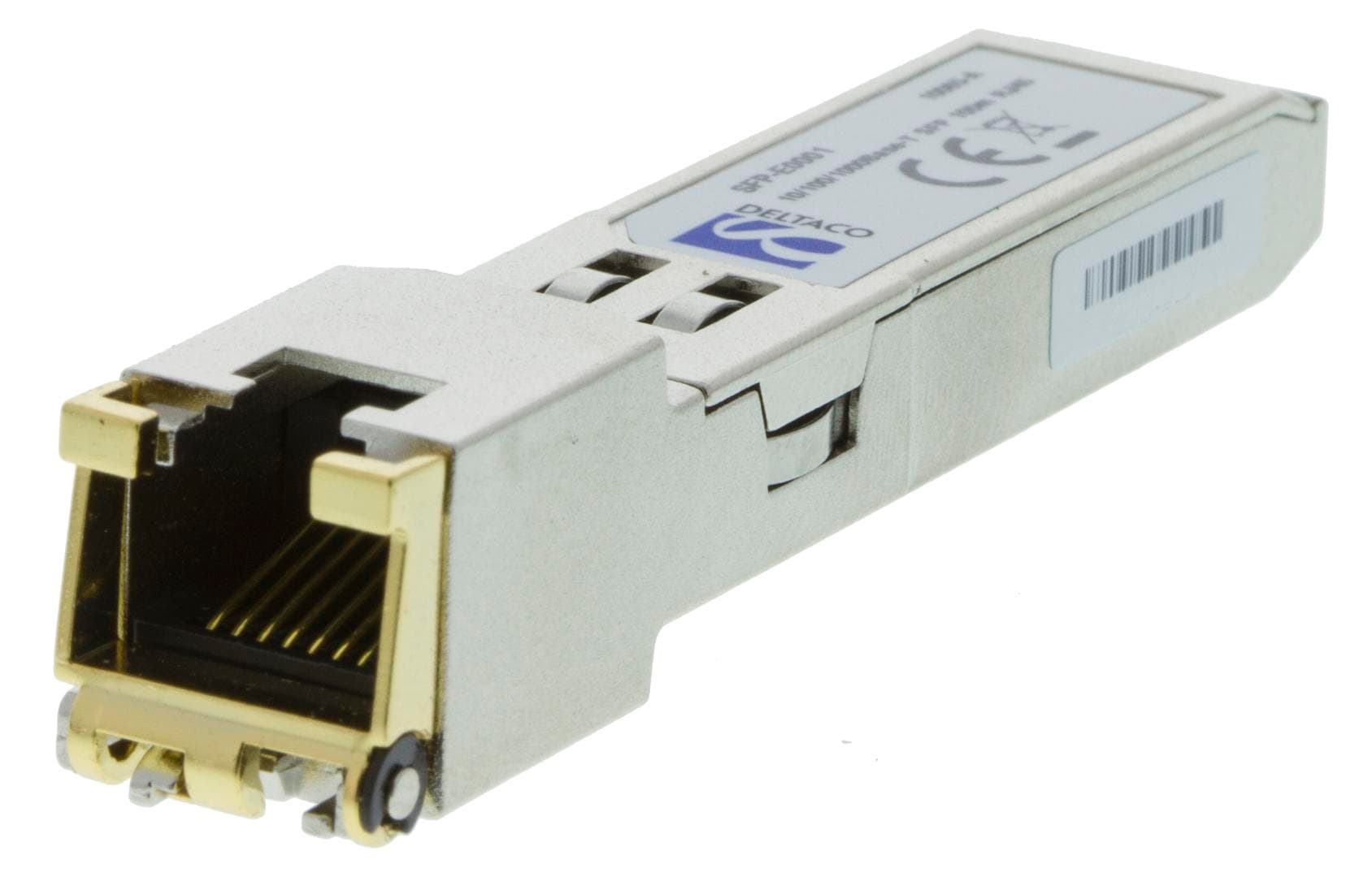 DELTACO - SFP 1000Base-T, RJ45, Cat5, 100m
