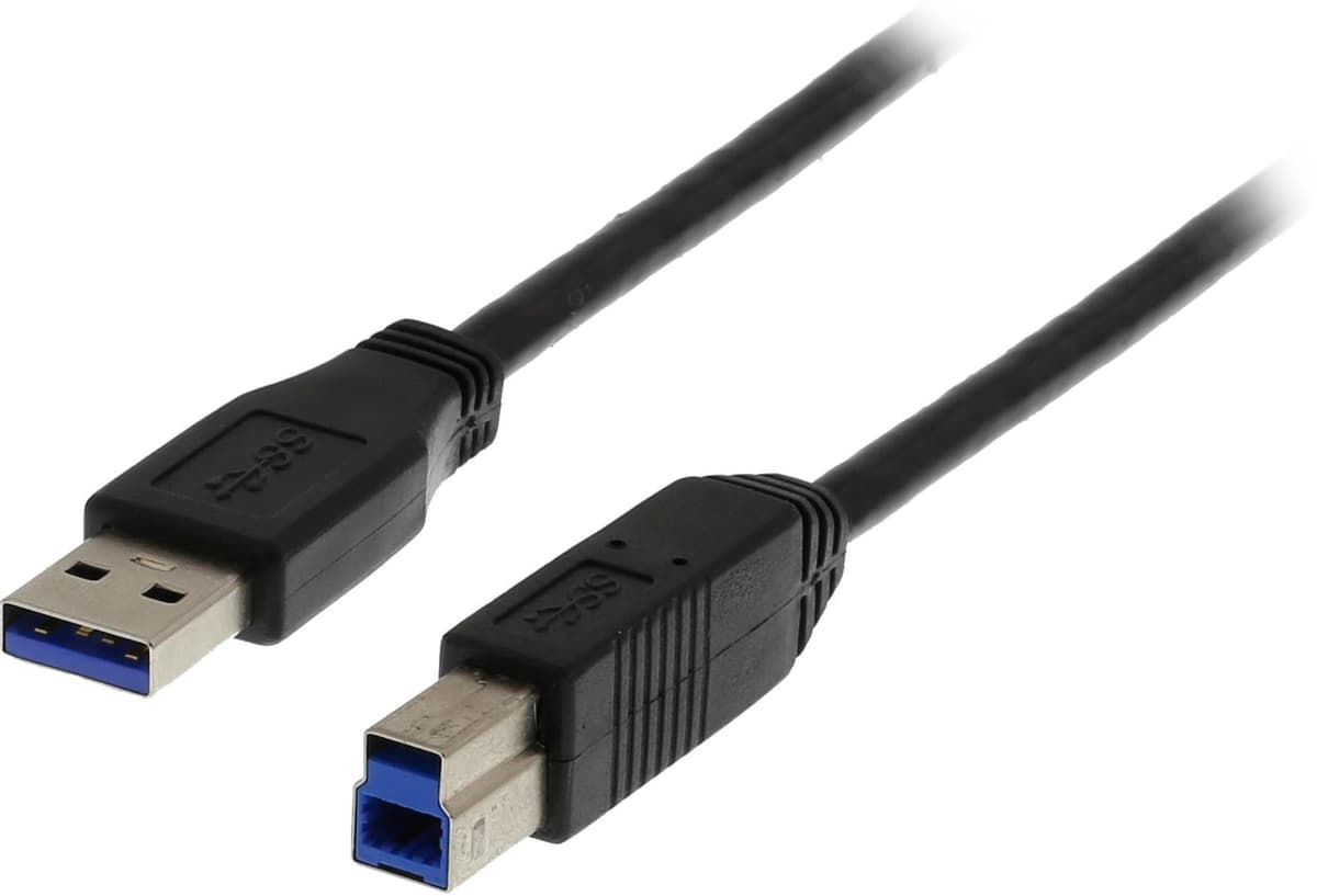 DELTACO - USB 3.0 USB-cable 2m Black