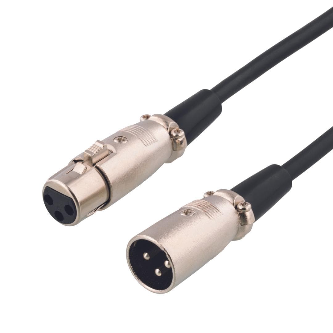 DELTACO - Audio cable black 20m