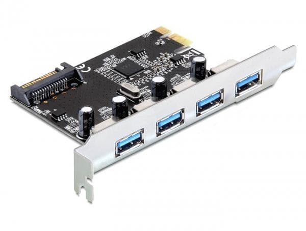 DELOCK - I/O PCI-Express 4x ext. USB3.0