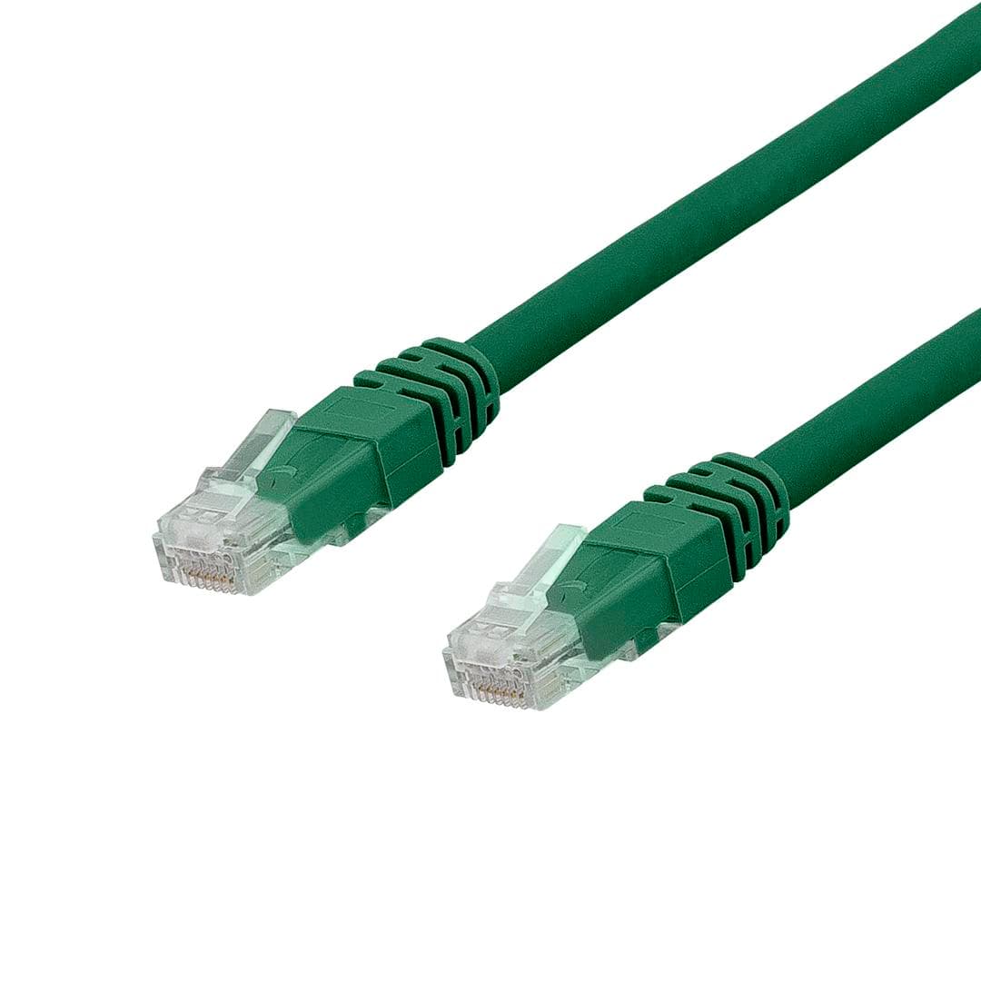 DELTACO - U / UTP Cat6a patch cable, LSZH, 20m, Green
