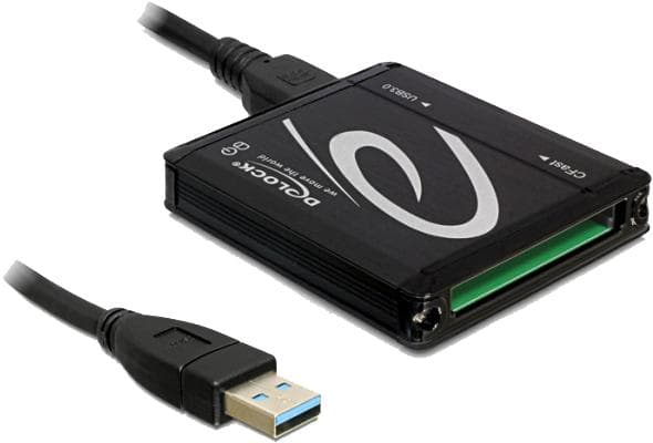 DELOCK - minneskortläsare, extern, USB 3.0, CFast