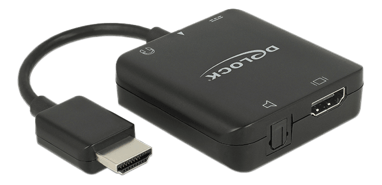DELOCK - HDMI Audio Extractor 4K kompakt