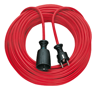 BRENNENSTUHL - Plastic Extension Cable Red 20m H05VV-F 3G1,5