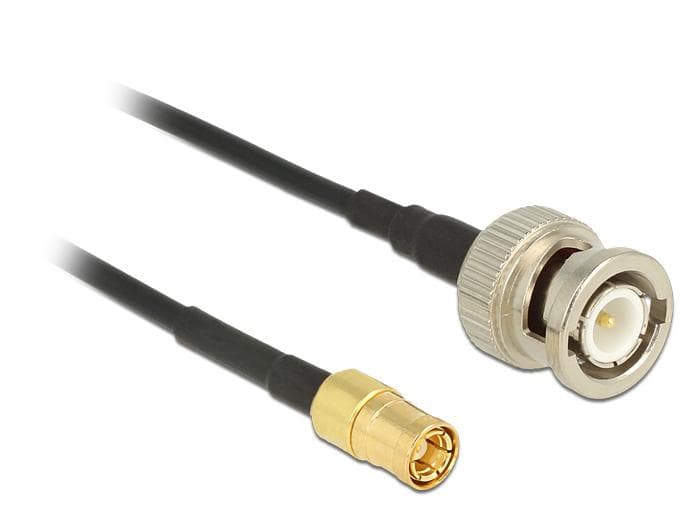 DELOCK - Antenna Cable BNC Plug > SMB Plug RG-174 1 m