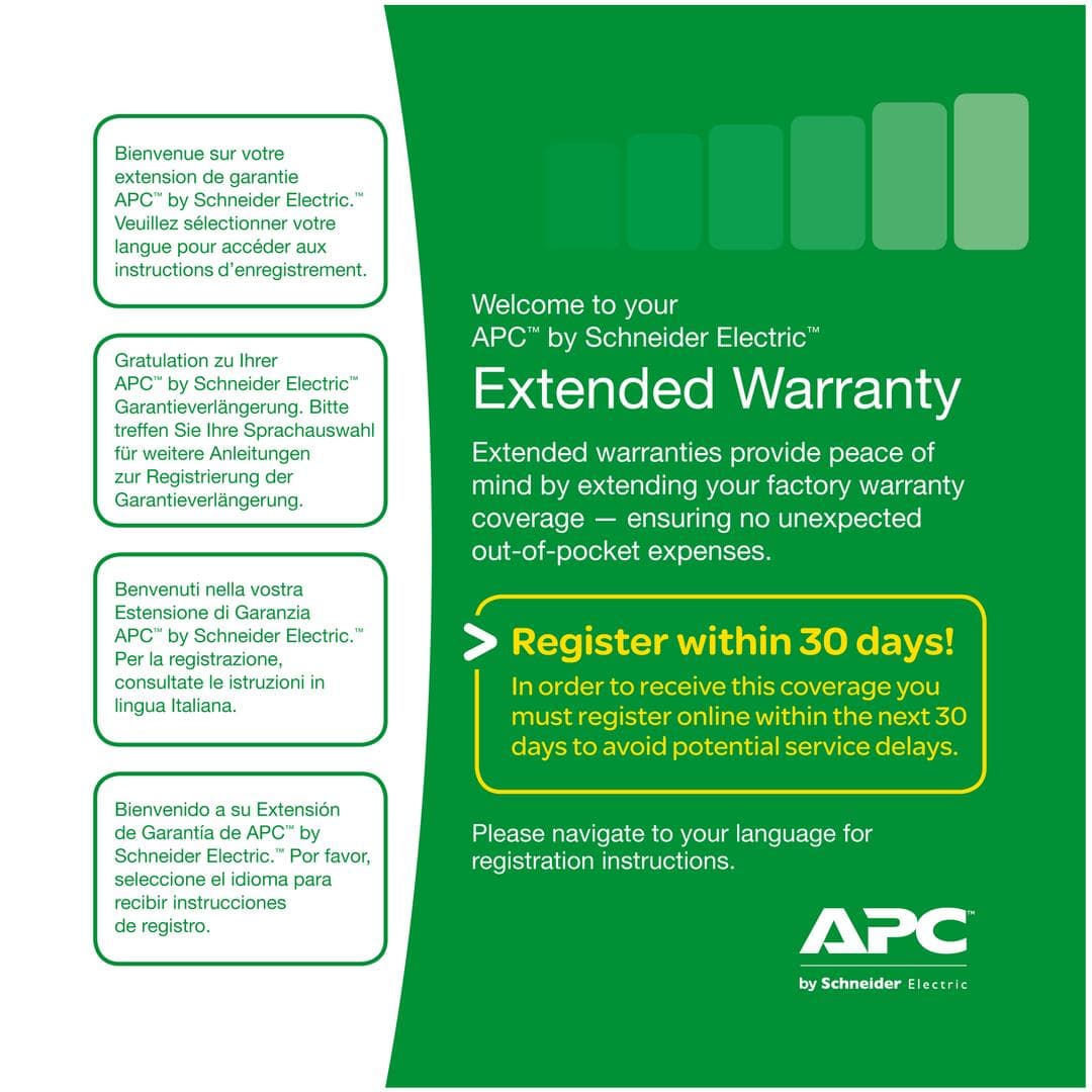APC - Warranty/Service Pack 1yr f Accessories