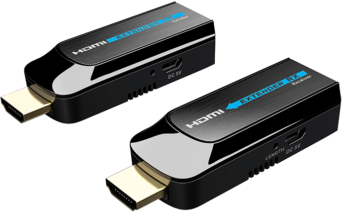 DELTACO - 40m Ultra Mini HDMI over CAT6/6a/7 Extender