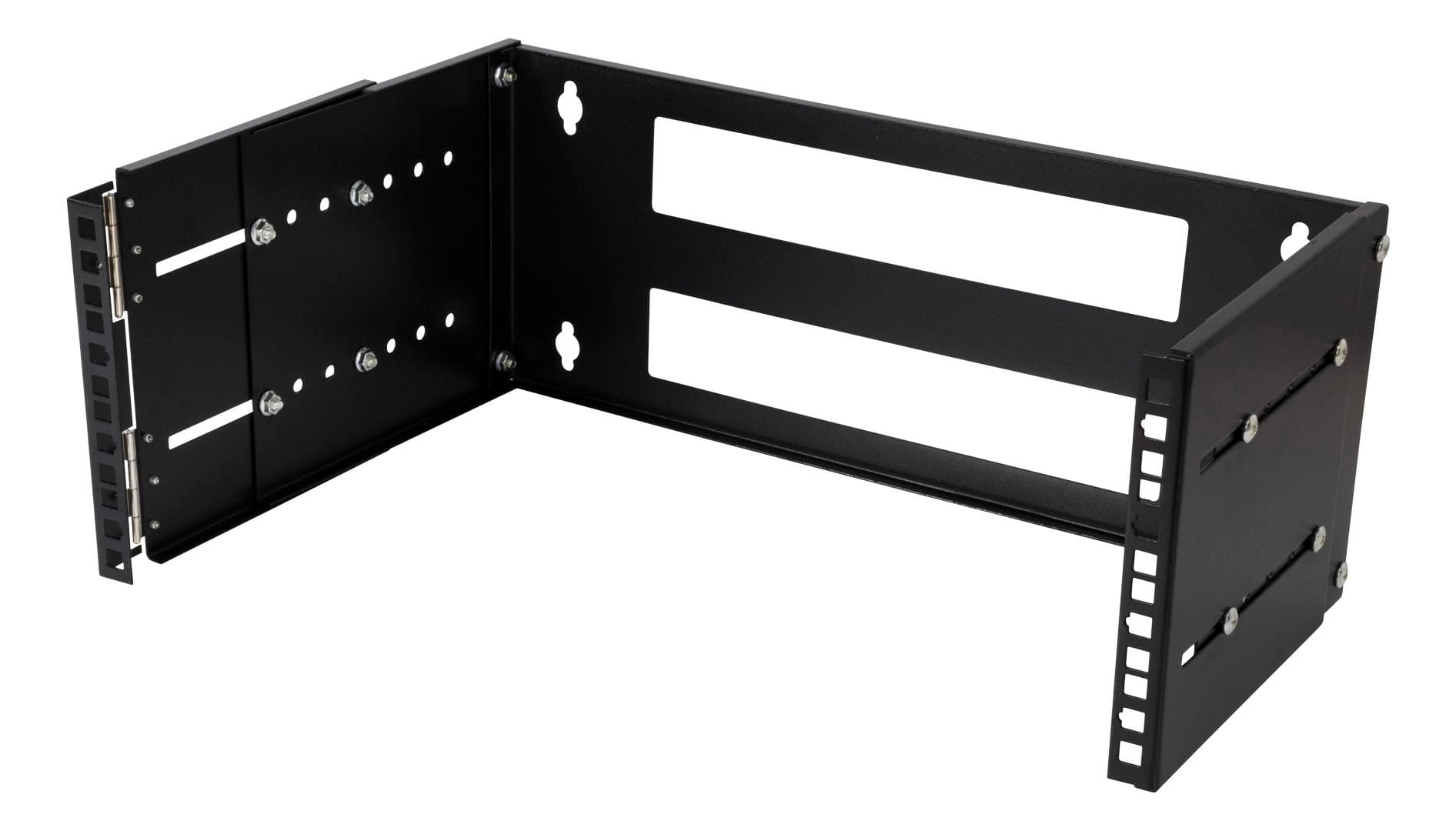 DELTACO - 19" Wall Mounted 4U Black