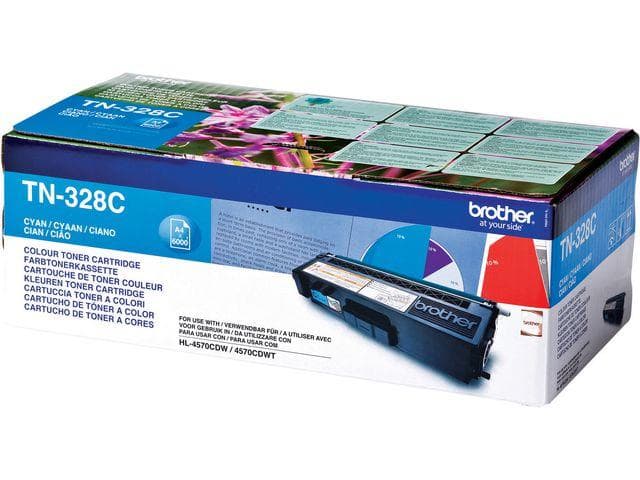 BROTHER - Toner Brother  TN328C blå  6000 sider