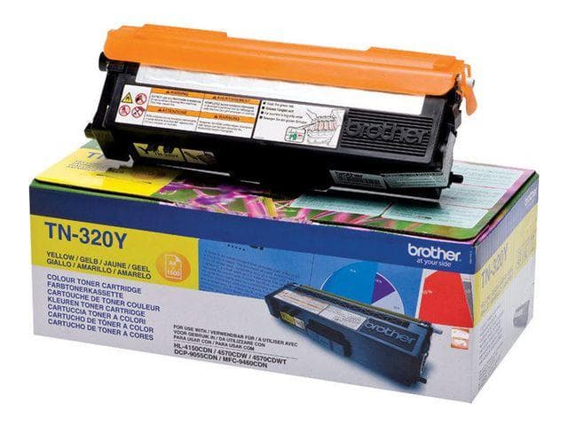 BROTHER - Toner Brother  TN320Y gul 1500 sider
