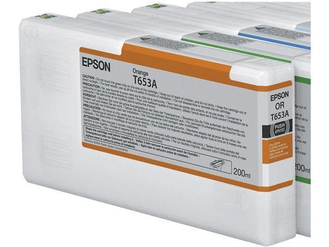 EPSON - Orange Ink Cartridge Cartridge 200 ml (T653)