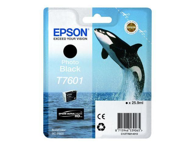 EPSON - Ink Cart/T7601 Photo Black