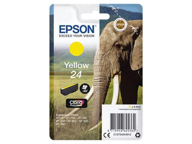 EPSON - Ink/24 Elephant 4.6ml YL