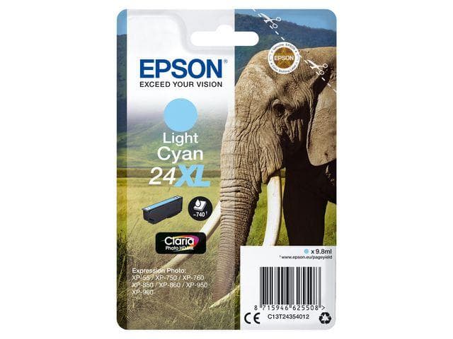 EPSON - Ink/24XL Elephant 9.8 ml LCY