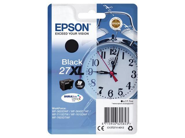EPSON - Ink/27XL Alarm Clock 17.7ml BK