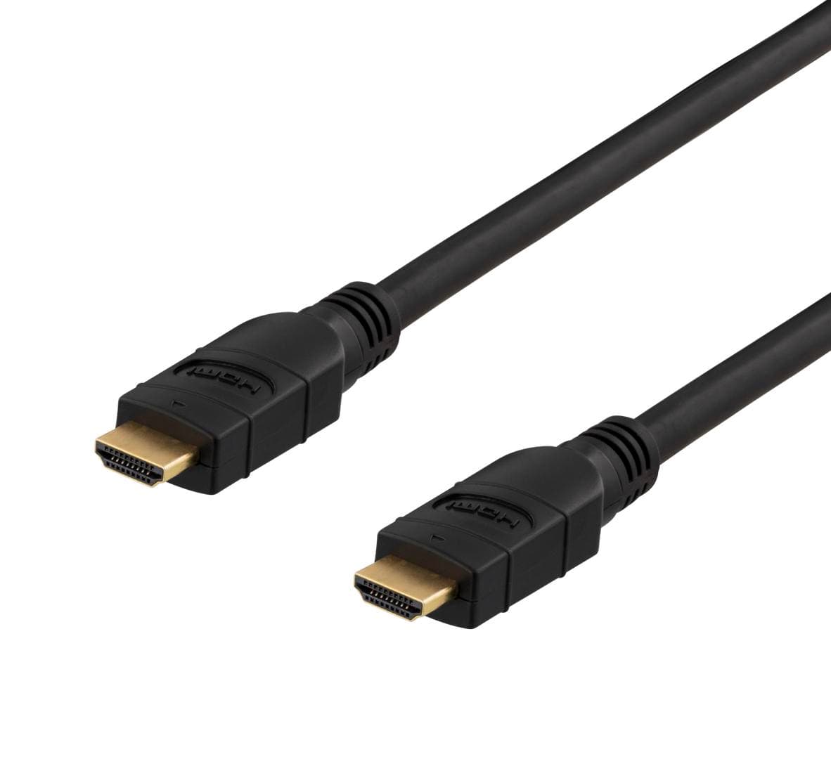 DELTACO - Prime HDMI with Ethernet cable 20m Black