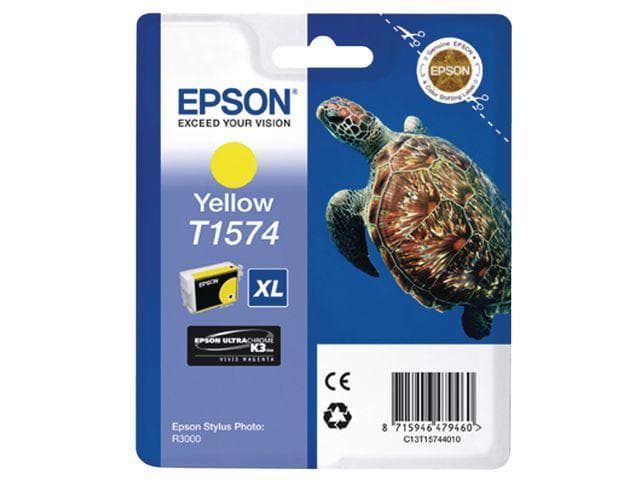 EPSON - T157 Yellow Cartridge - Retail Pack Stylus Photo R3000