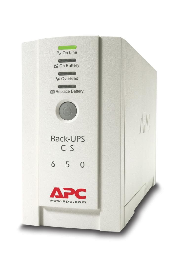 APC - Back-UPS CS 650 - UPS - AC 230 V - 400 watt - 650 VA - RS-232, USB - 4 Utgangskobling(er)