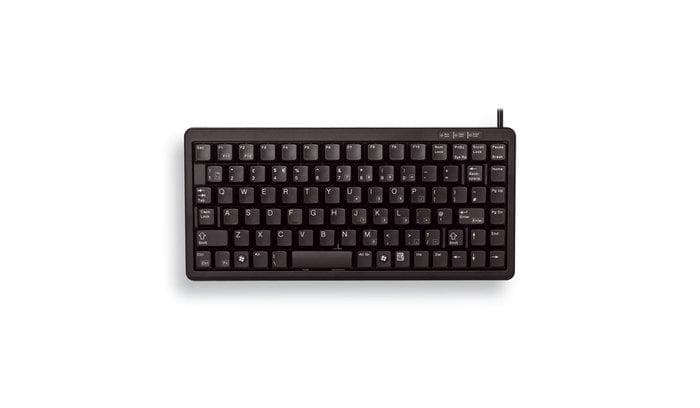 CHERRY - COMPACT KEYBOARD G84-4100 EU BLACK USB PS/2 US-ENGL INTL      US WRLS