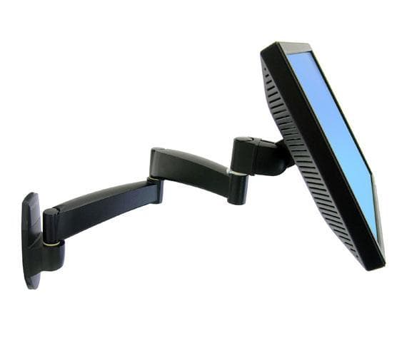 ERGOTRON - 200 SERIES WM ARM 2EXTS BLK