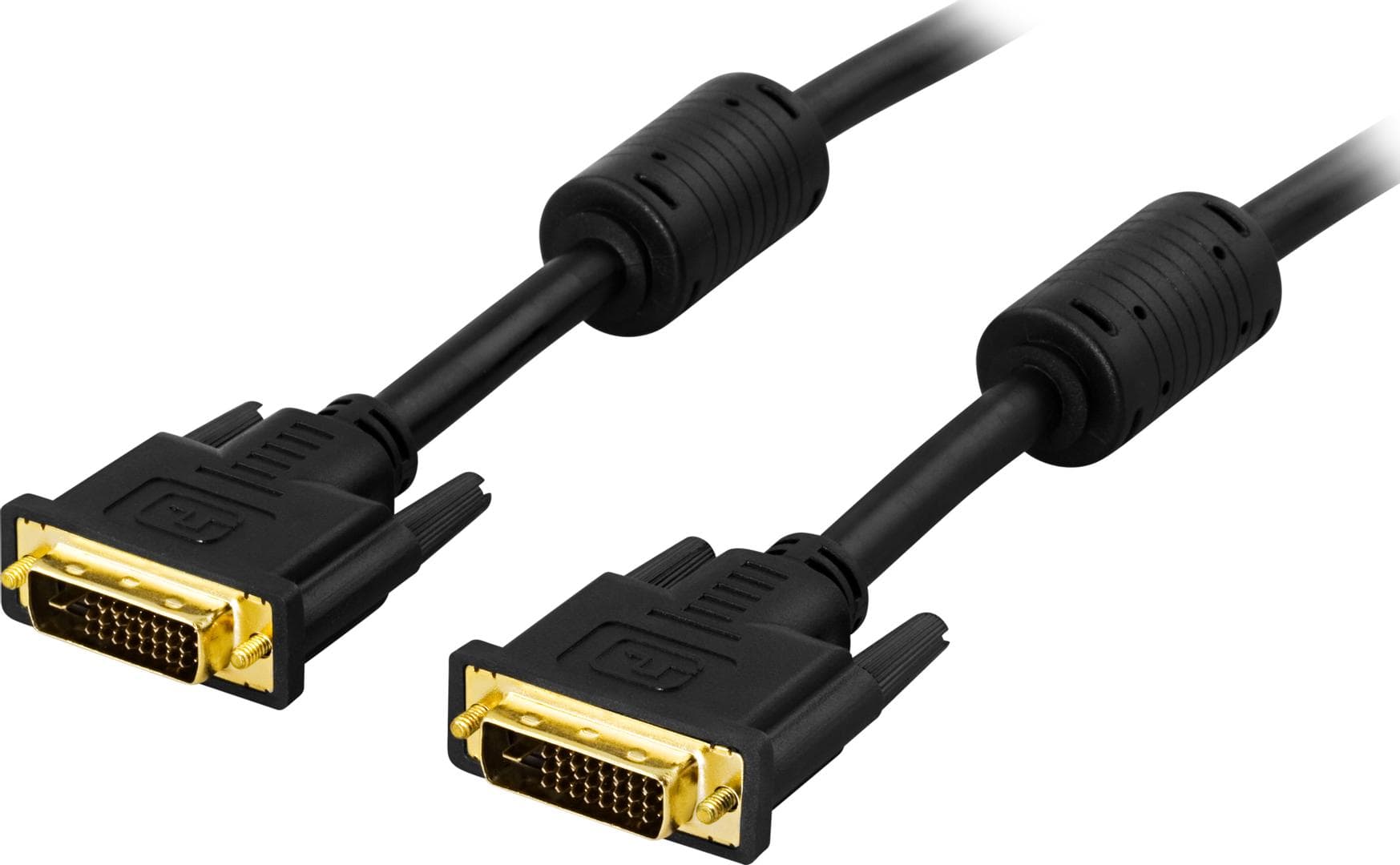 DELTACO - DVI monitor cable Dual Link, DVI-D output- DVI-D input 10m