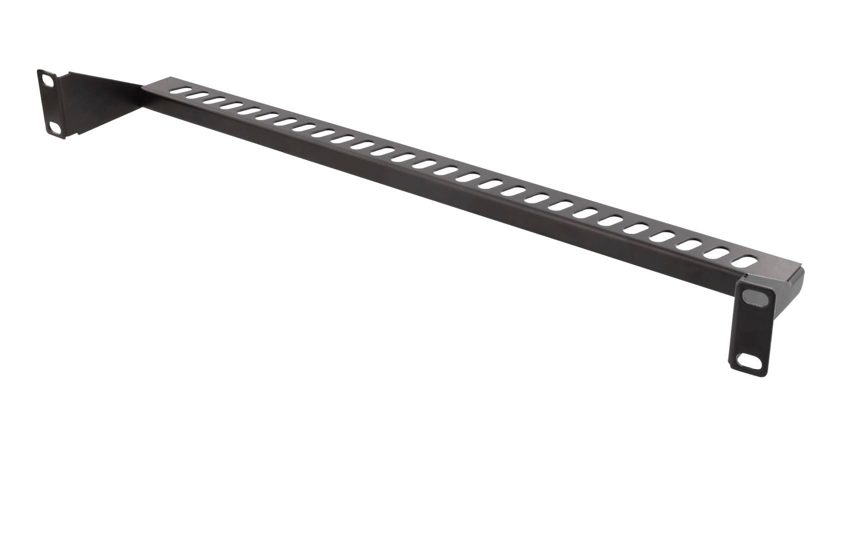 DELTACO - Cable support for 19" mounting, 1U, black