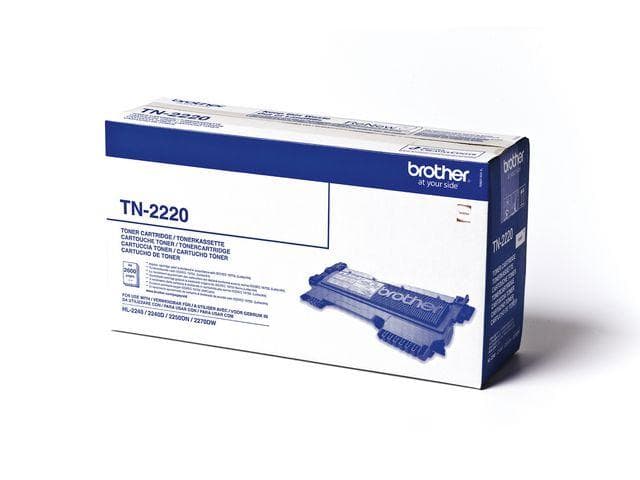 BROTHER - Toner BROTHER TN2220 2.6K sort
