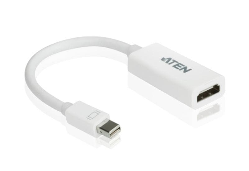 ATEN - mini DisplayPort till HDMI adapter, ha-ho, 0,19m, vit