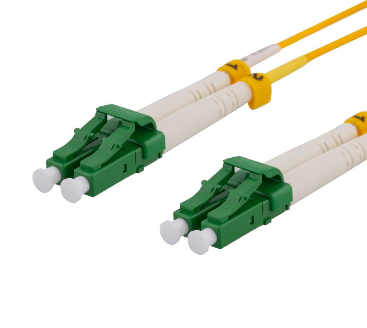 DELTACO - OS2, Duplex, LC-LC, APC, 10m