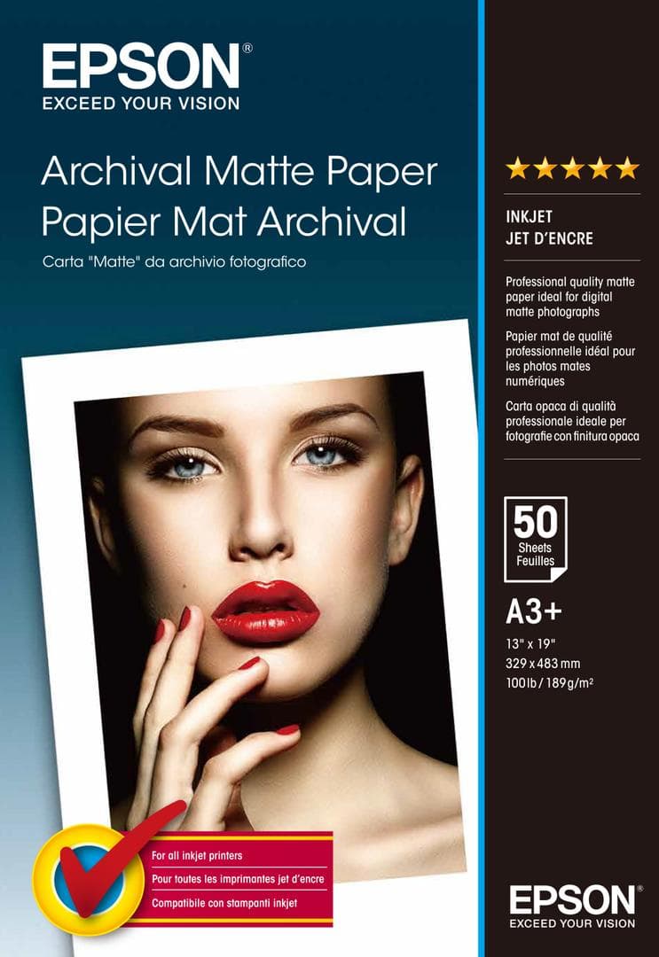 EPSON - MATTE PAPER A3+(50) MATTE PAPER NS