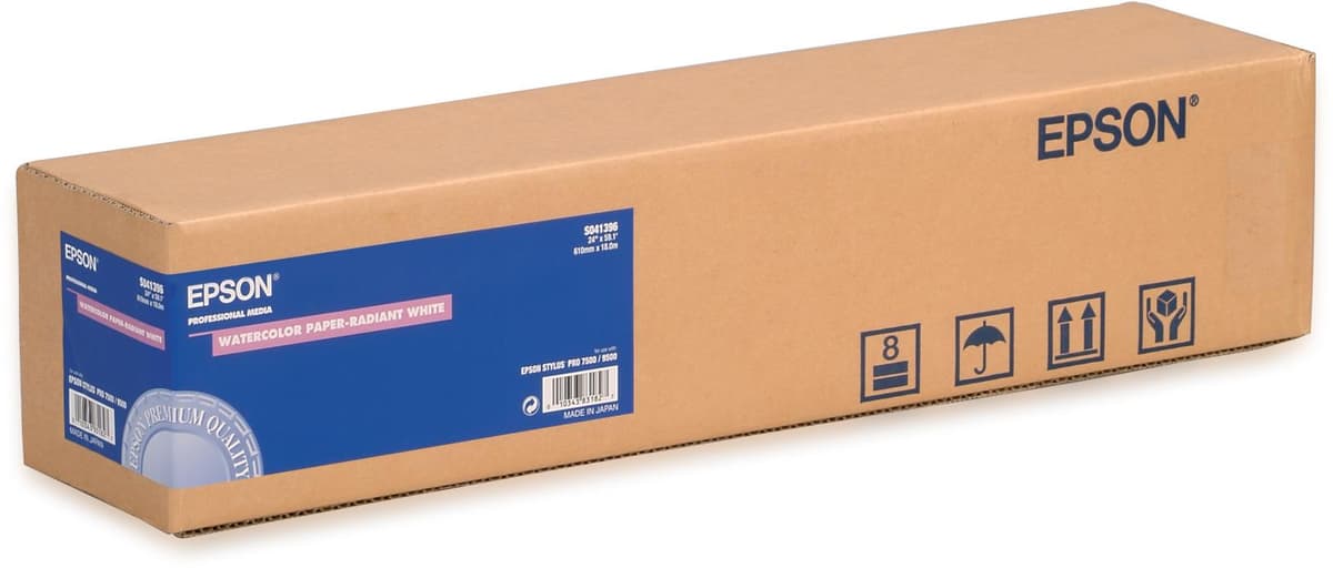EPSON - Watercolor Paper - Radiant White Roll 24 inch x 18m