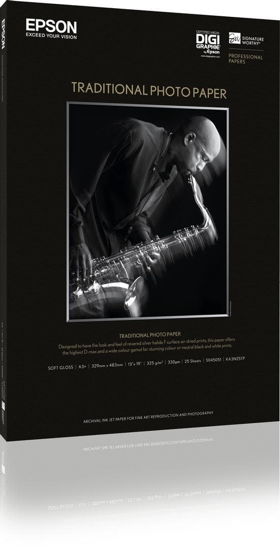 EPSON - Paper/Traditional Photo A2 330gm2 25sh