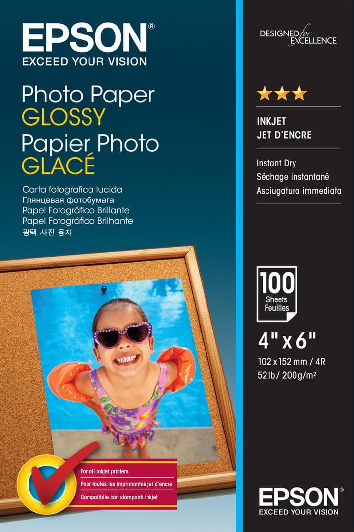 EPSON - Photo Paper Glossy 10x15cm 100 sheet