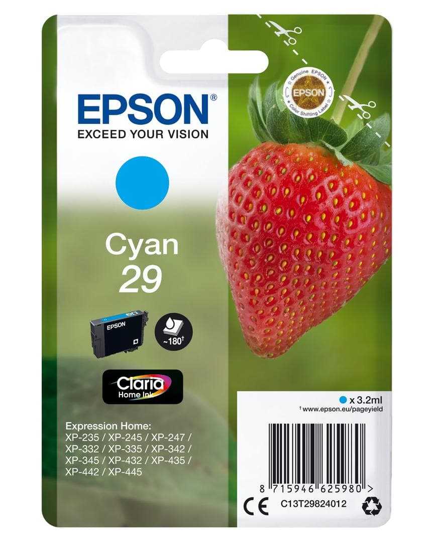 EPSON - Ink/29 Strawberry 3.2ml CY