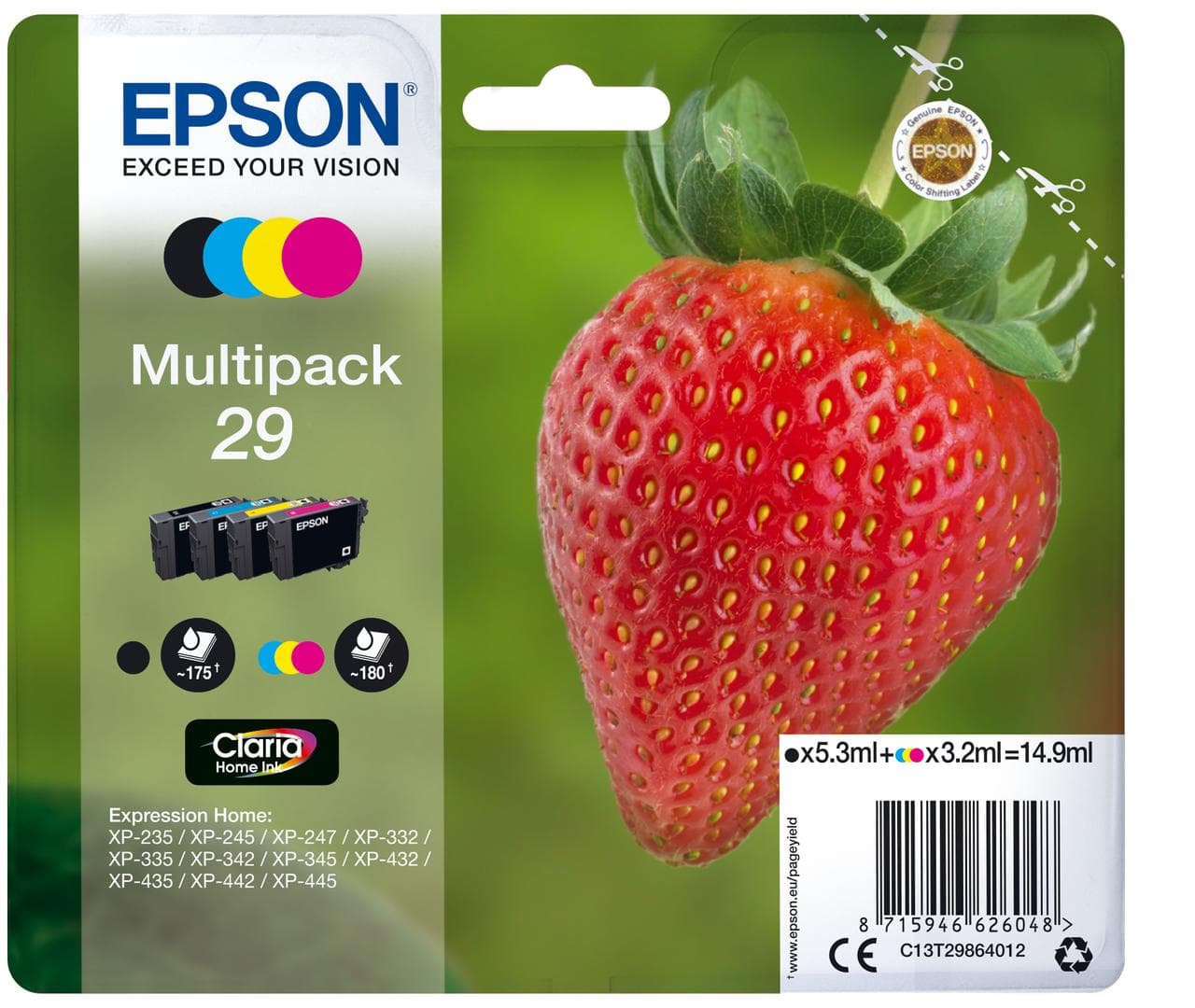 EPSON - Ink/29 Strawberry CMYK